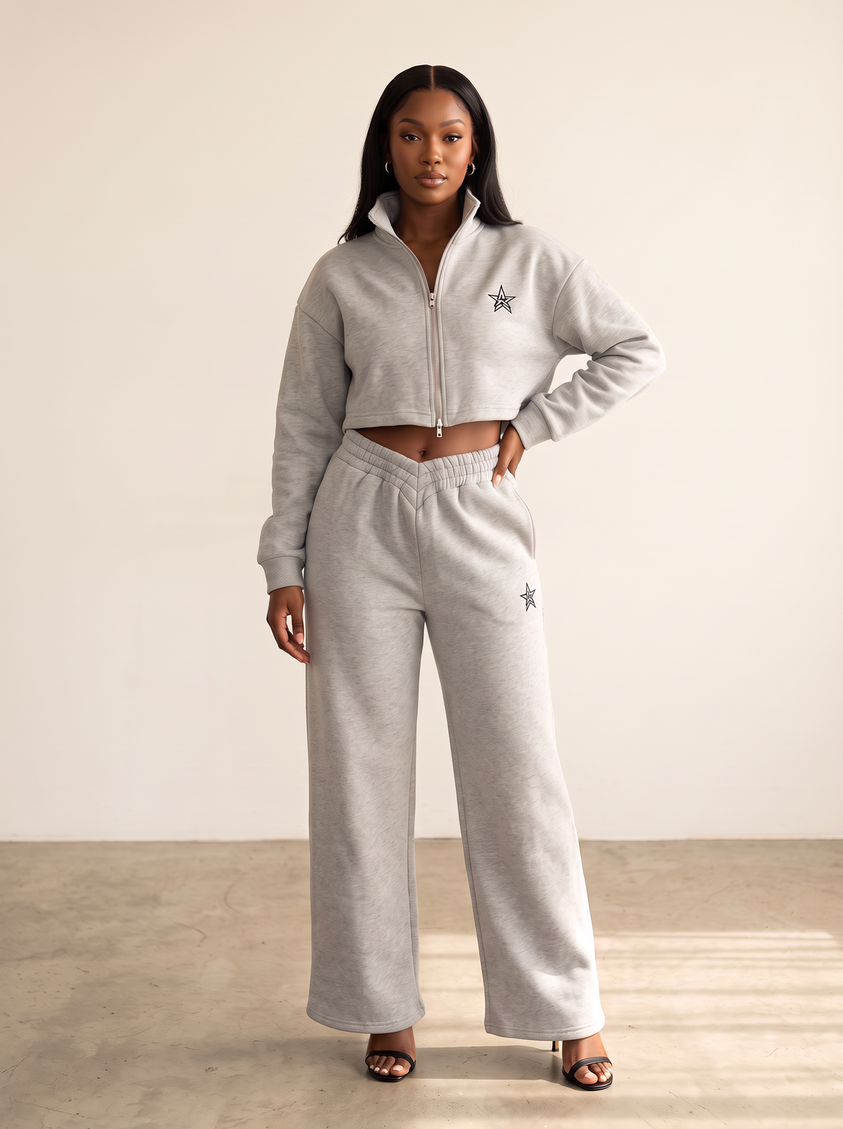 Amora Wide-Leg Sweatpants